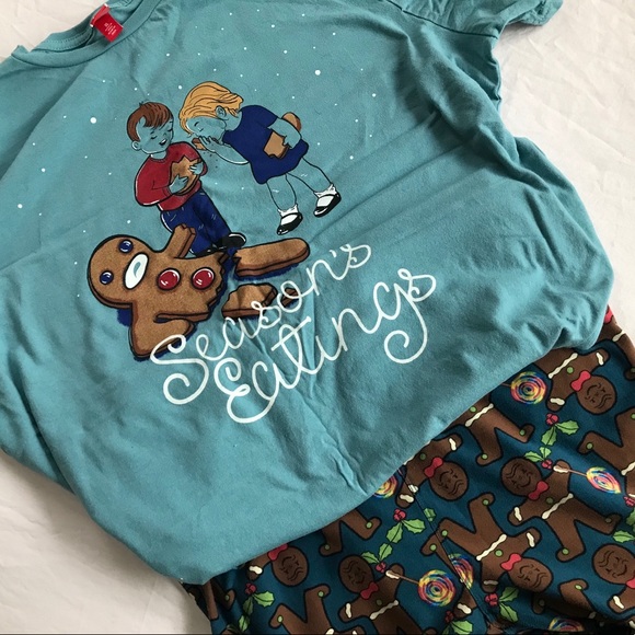 🤶🏼🎅🏻🎄LuLaRoe Legging + t-shirt 🎄🎅🏻🤶🏼 - Picture 2 of 6